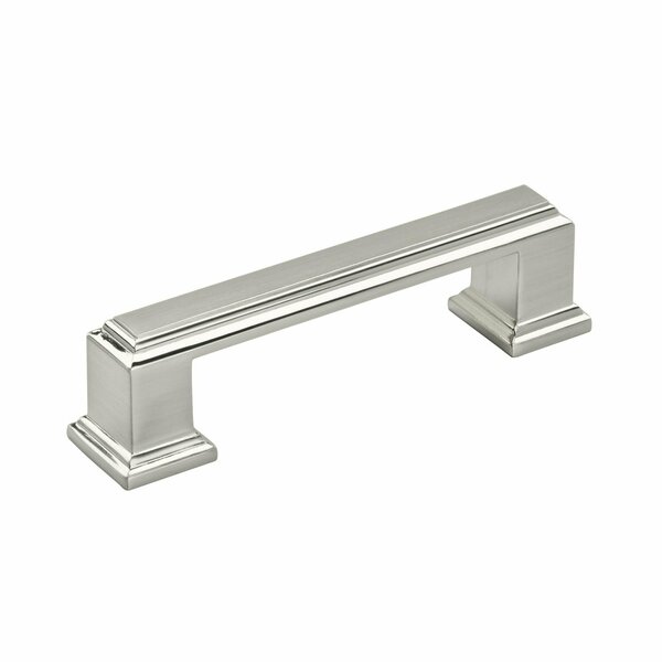 Amerock Appoint 3 in 76 mm Center-to-Center Satin Nickel Cabinet Pull BP36764G10